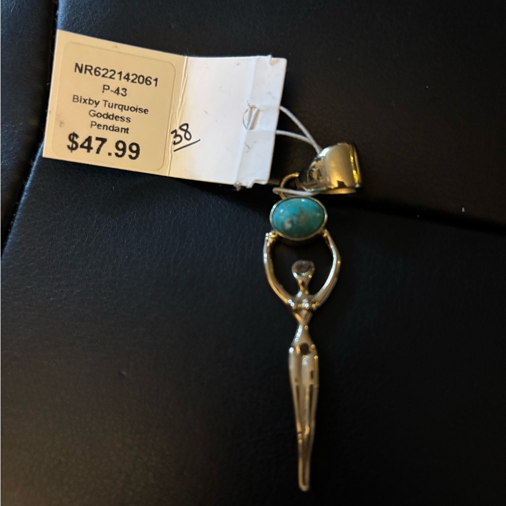 Turquoise Goddess Pendant